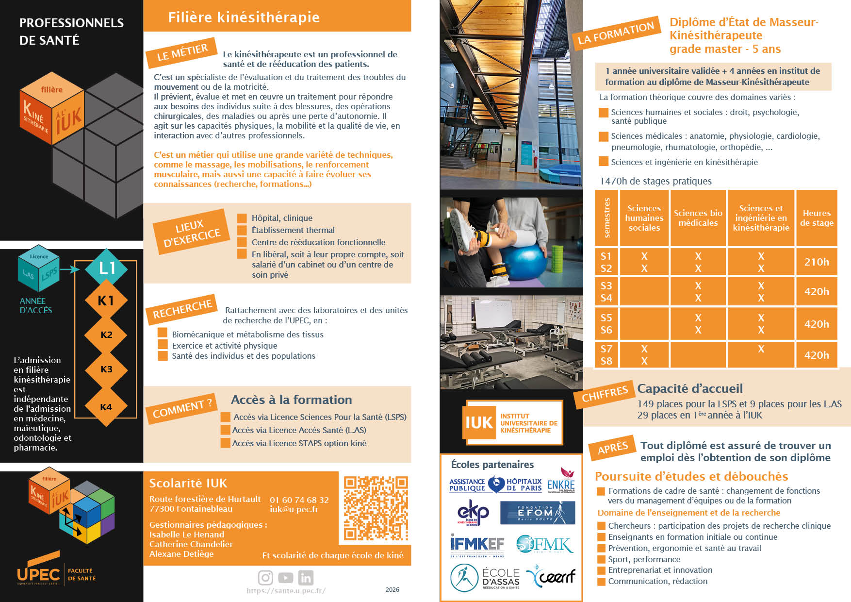 brochure kiné 2026